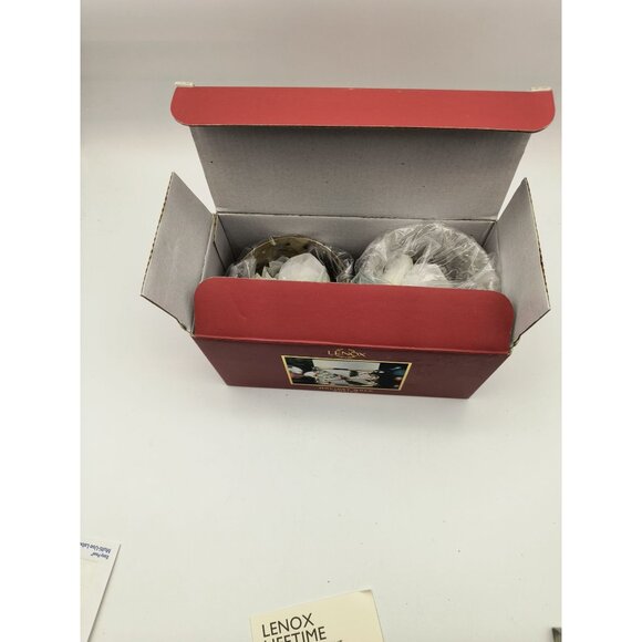 Lenox Holiday Gold Votive Candle Holder With Frosted Glass Insert - Picture 7 of 8